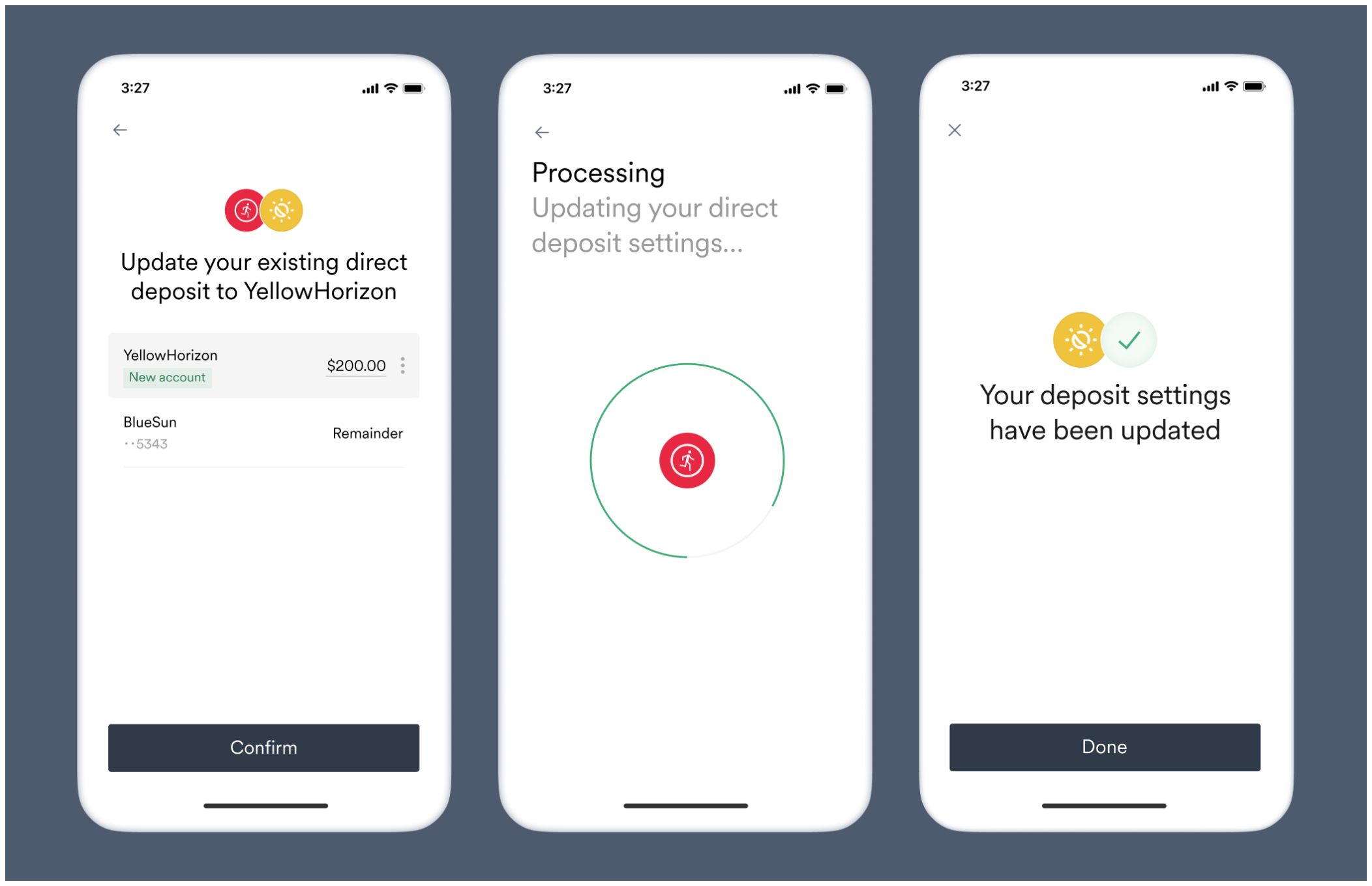 You can adjust existing direct deposit allocations in Link.